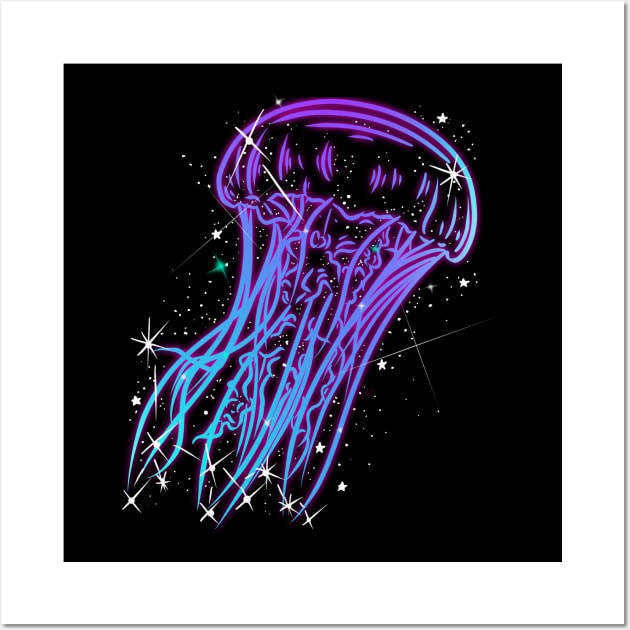 jellyfish constellation Wall Art by absolemstudio